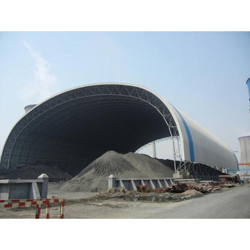 Space Frame Steel Structure Coal Shed Diseño y construcción